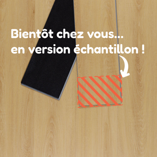 Echantillon de sol PVC clipsable Chene clair