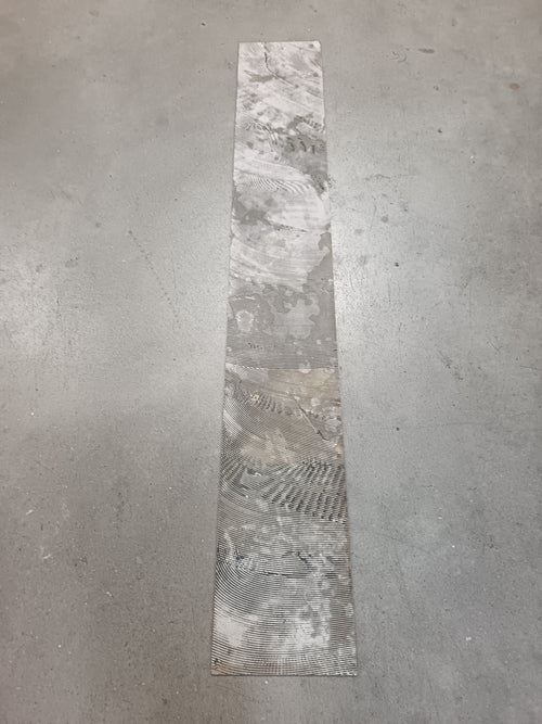 Dalle PVC noir cérusé - 1200 x 180 mm - à coller