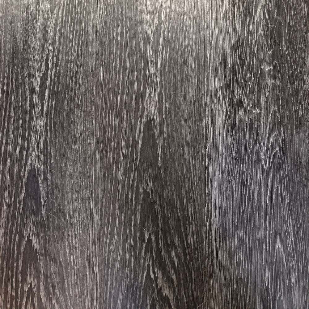 Dalle PVC noir cérusé - 1200 x 180 mm - à coller