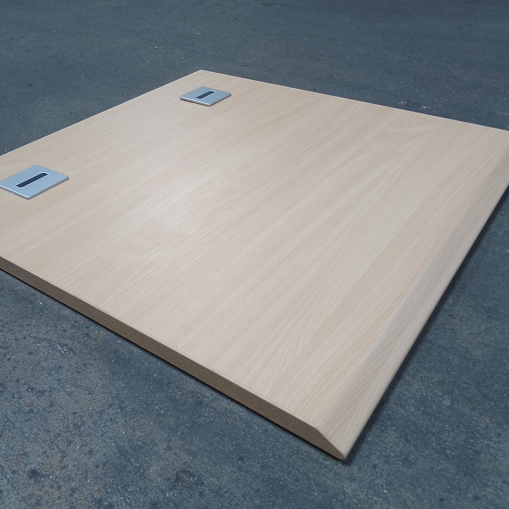 Plan de travail aggloméré décor hetre - 800 x 800 x 30 mm