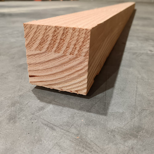 Chevron douglas lamellé collé - 70 x 70 - L=2m (brut de sciage)