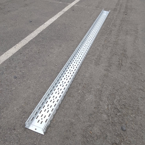Chemin de câble acier Argent - 3000 x 150 x 54 mm (dalle)