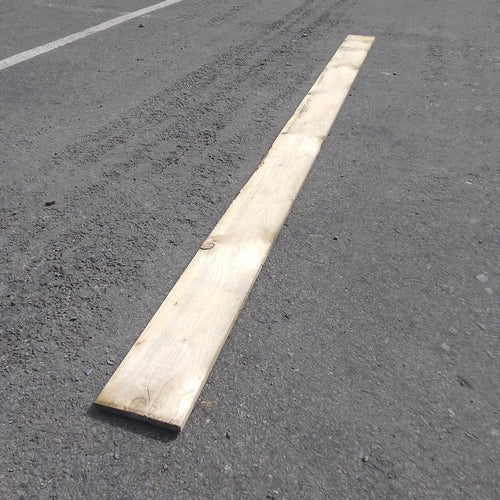 Planche epicéa classe 2 bois grisé - 18x175 - L=3m (brut de sciage)