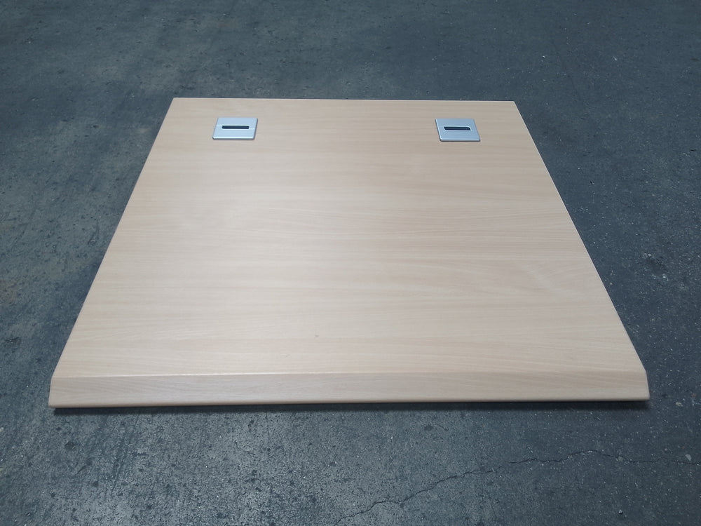 Plan de travail aggloméré décor hetre - 800 x 800 x 30 mm