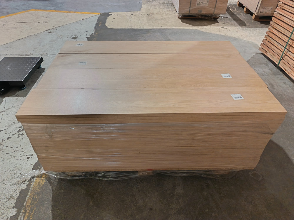 Tablette chêne clair aggloméré - 1200 x 200 x 18 mm