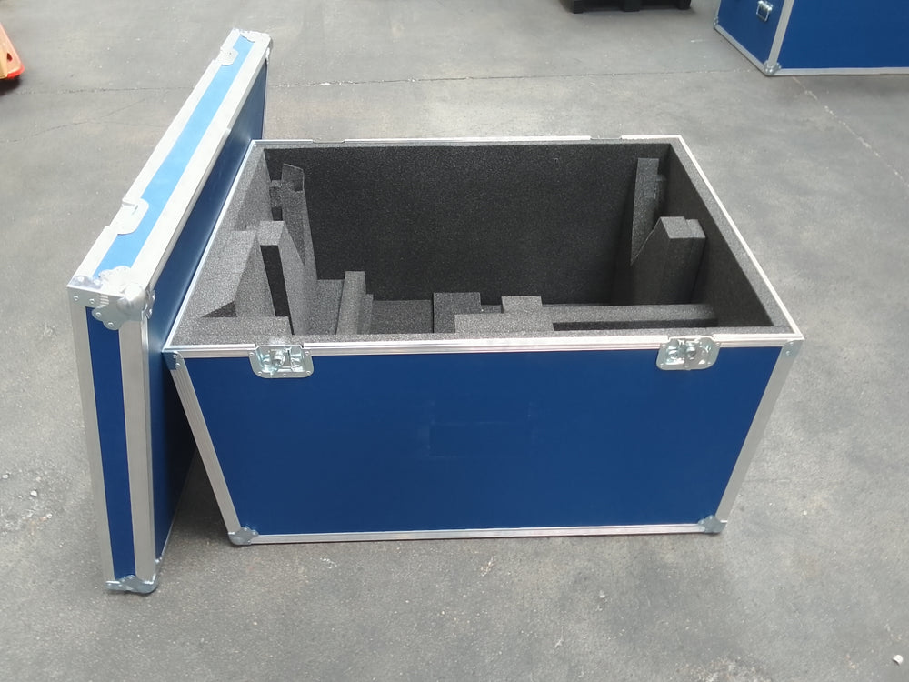 Caisse bleue pour sono