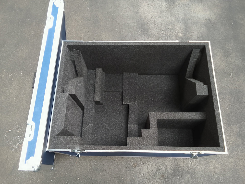 Caisse bleue pour sono