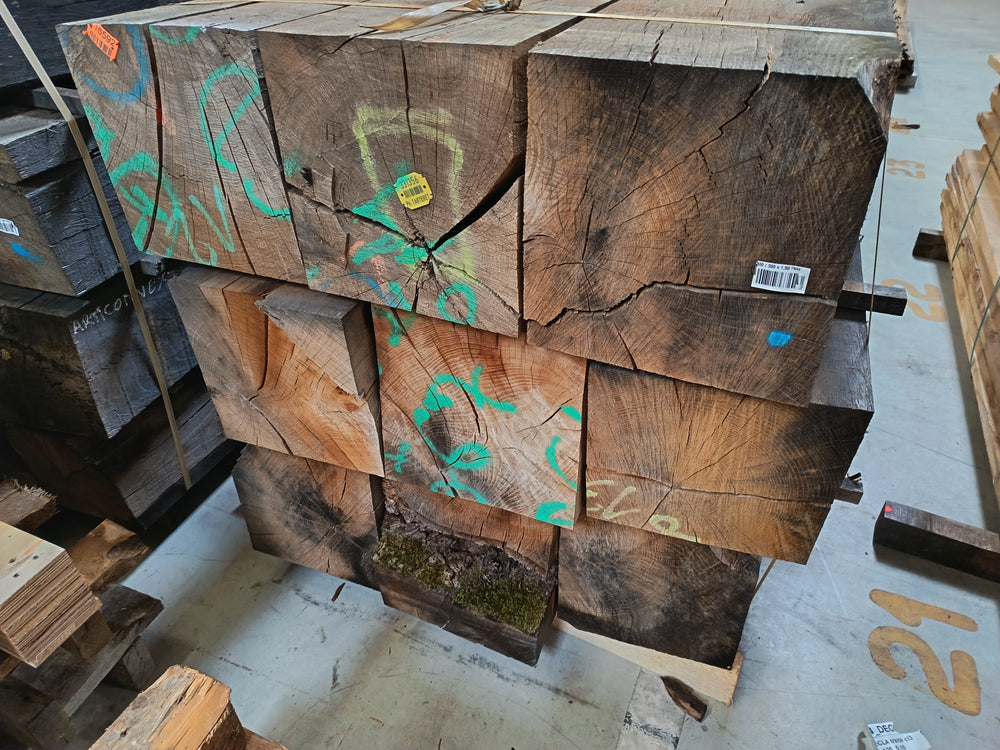 Poteau chêne - 300x300 - L=1,5m