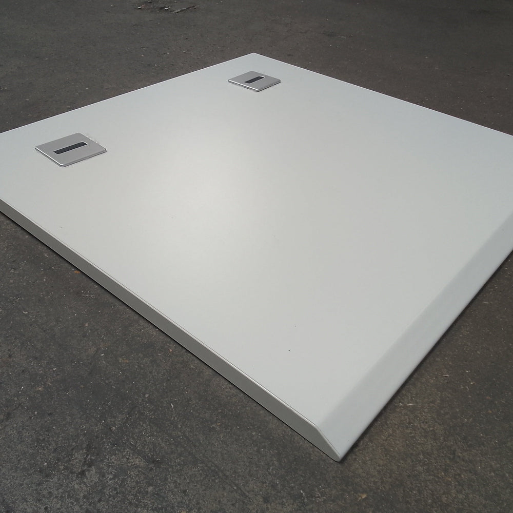 Plan de travail aggloméré décor blanc - 800 x 800 x 30 mm
