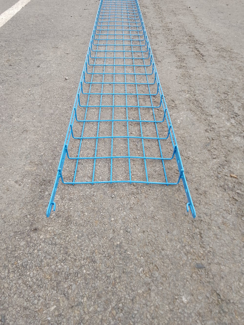 Chemin de câble acier bleu - 3000 x 300 x 54 mm (fil)