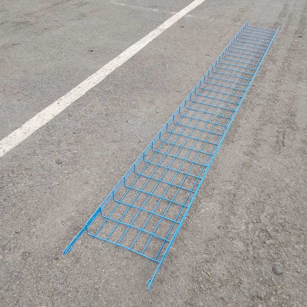Chemin de câble acier bleu - 3000 x 300 x 54 mm (fil)