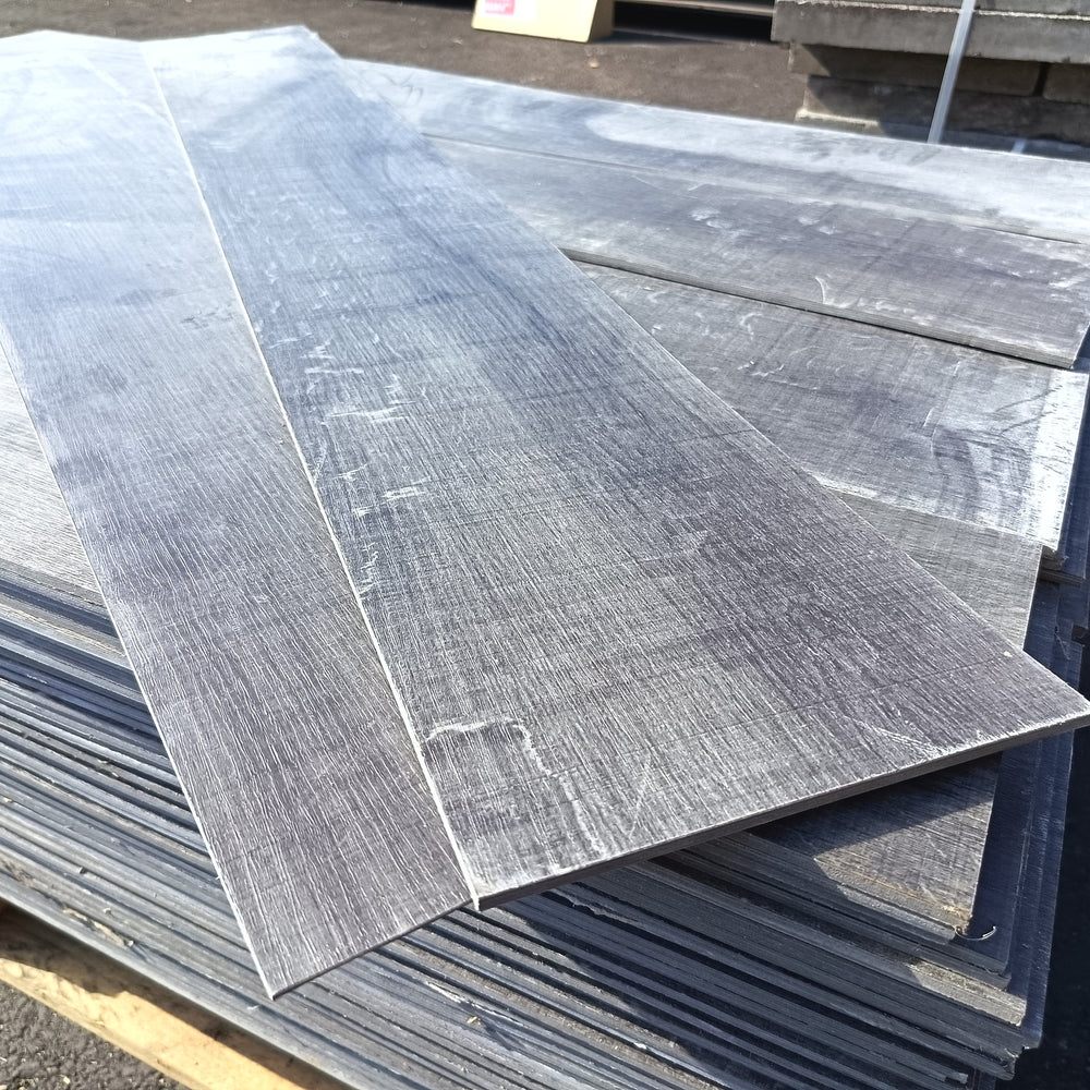 Lame PVC décor bois gris - 1200 x 180 mm
