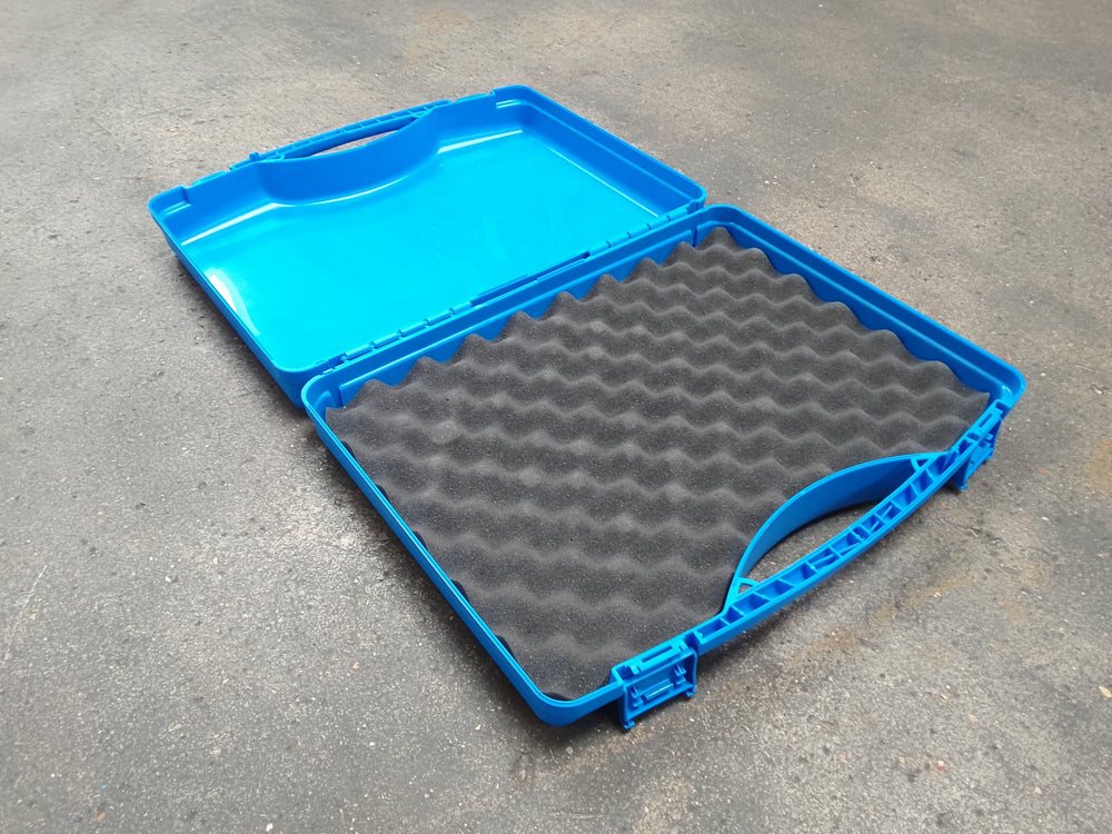 Mallette bleue  - 440 x 350 x 105 mm