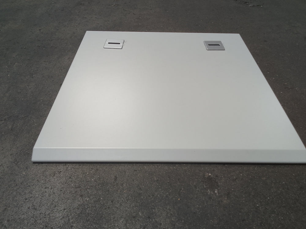 Plan de travail aggloméré décor blanc - 800 x 800 x 30 mm