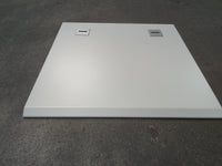 Plan de travail aggloméré décor blanc - 800 x 800 x 30 mm