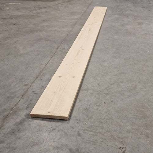 Planche epicéa lamellé collé - 22 x 150 - L=3m (brut de sciage)