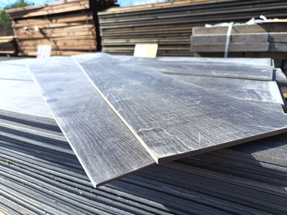 Lame PVC décor bois gris - 1200 x 180 x 20 mm