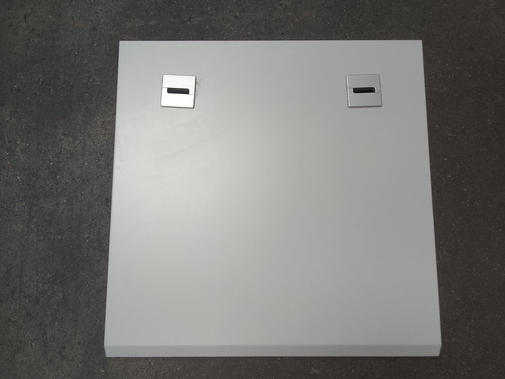 Plan de travail aggloméré décor blanc - 800 x 800 x 30 mm
