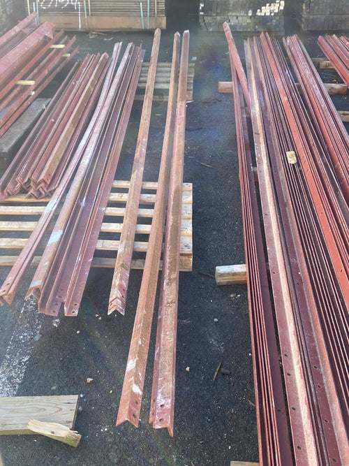 Profilé cornière acier rouge - 50 x 50 x 4 mm - L=6.1m