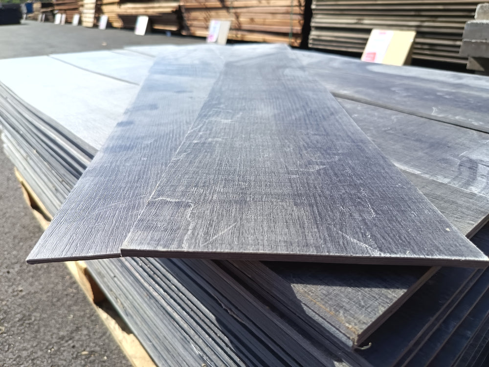 Lame PVC décor bois gris - 1200 x 180 mm