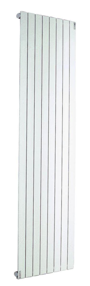 Radiateur  -  Radiateur eau chaude Fassane Prem's vertical simple 1256W H2000, L592, 4 orifices bas EA50 Réversible, appareil Rév. H/B, Blanc SHX-200-059 ACOVA