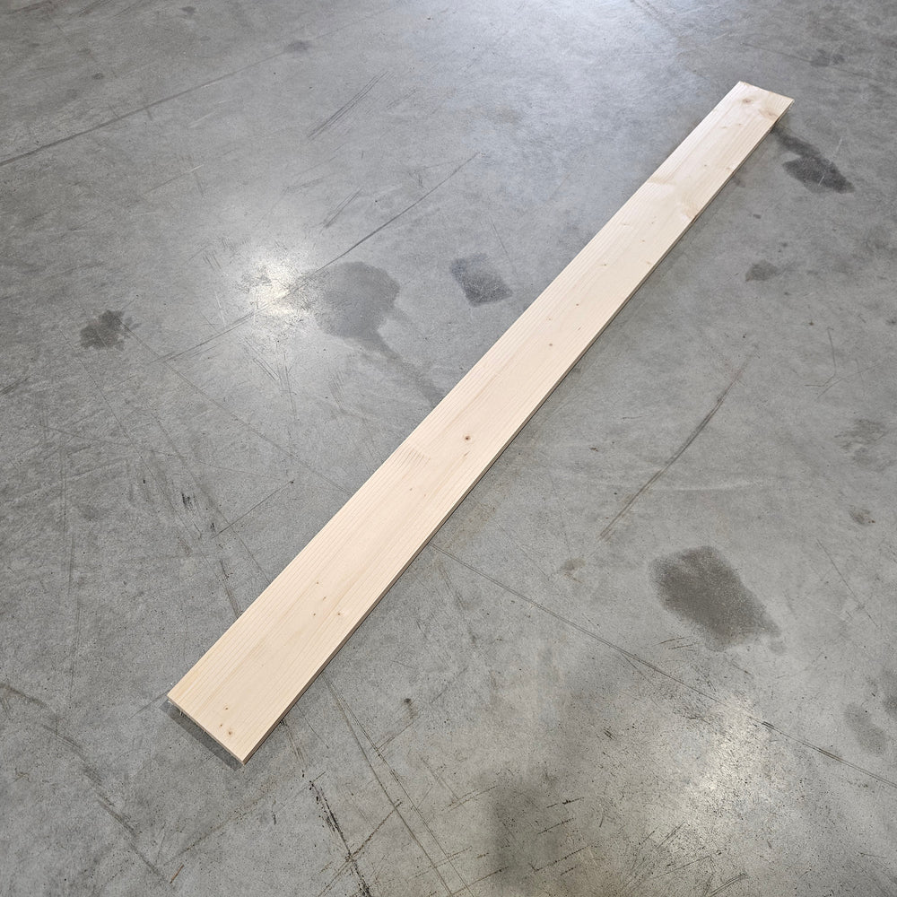 Planche resineux lamellé collé - 15 x 85 - L=1.8m (raboté 4 faces)