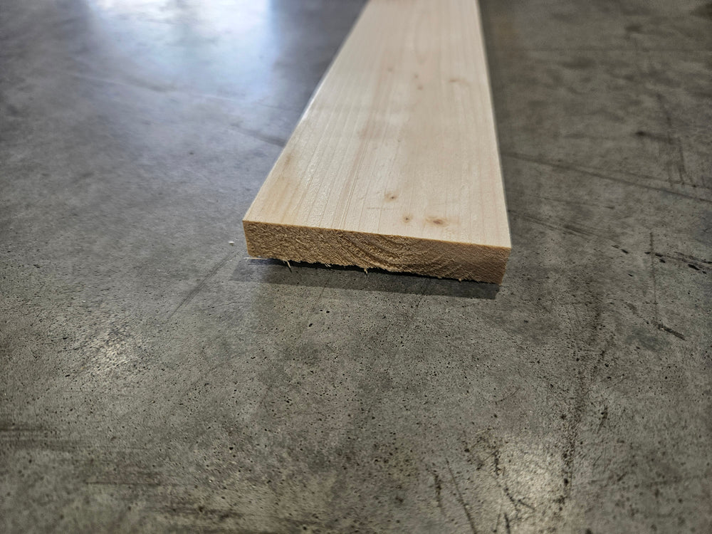 Planche resineux lamellé collé - 15 x 85 - L=1.8m (raboté 4 faces)