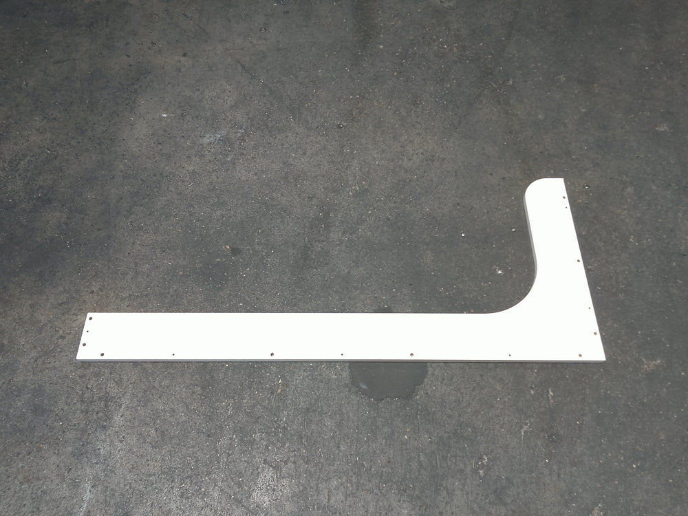 Tablette cornière aggloméré blanc - 1200 x 512 x 20 mm