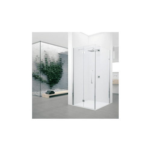 Paroi douche et bain  -  Porte De Douche Pliante Novellini Young 2 0 97 200 Chrome Transparent Réglable 97/99 Droite Y22Gs97Ld 1K