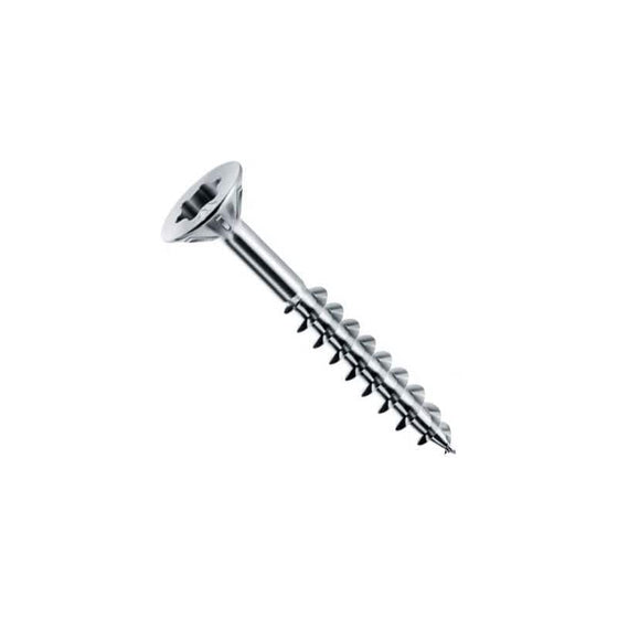 Visserie  -  Boite de 200 Vis Acier 6x60 - Tete fraisée - Filetage partiel - Empreinte Torx