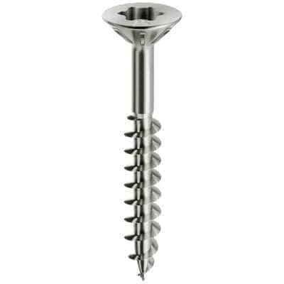 Visserie  -  Boite de 100 Vis Acier 6x120 - Tete fraisée - Filetage partiel - Empreinte Torx