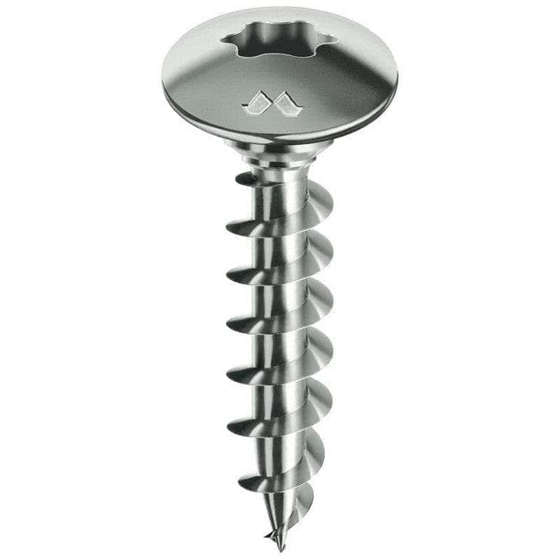 Visserie  -  Boite de 200 Vis Acier 6x30 Tete de penture Empreinte TORX