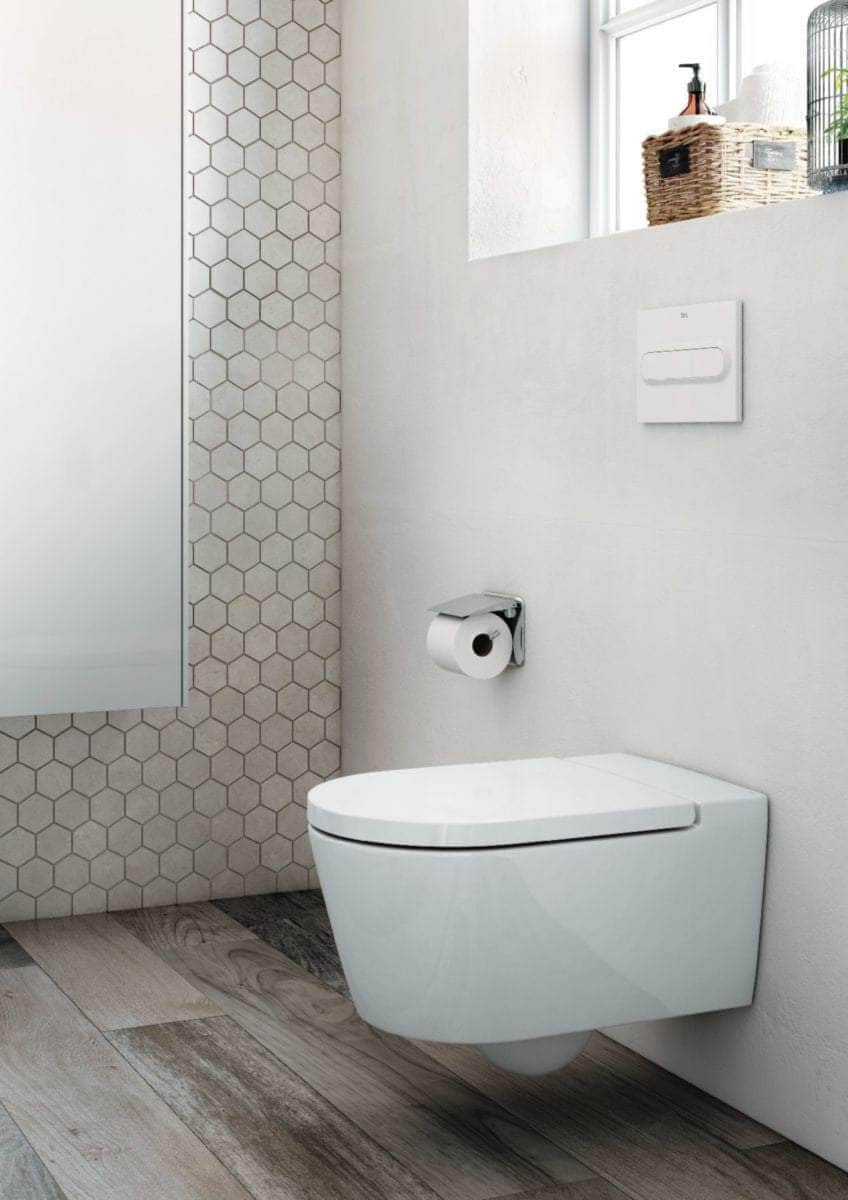 WC  -  Abattant wc INSPIRA ROUND frein de chute blanc réf. A80152200B ROCA