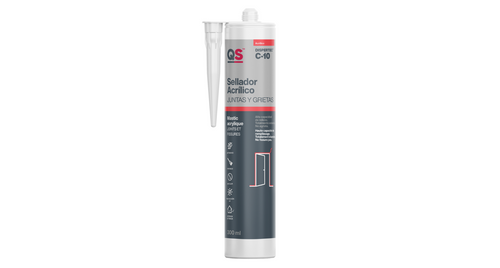 Mastic Acrylique gris Dispertec C-10 (Cartouche 300 ml)