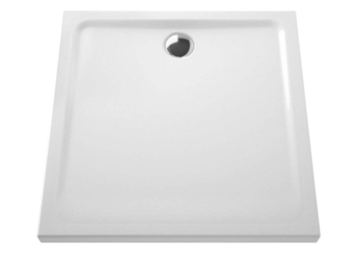 Receveur de douche  -  Receveur ARKITEKT carré 90 x 90 x 5,5 cm blanc, bonde de diamètre 90 mm Réf. 5806L003M0578