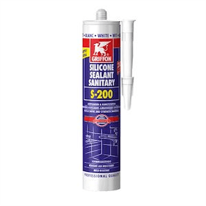 Divers sanitaires  -  Silicone SEALANT S-200 - Cartouche 300 ml blanc Réf 1249326