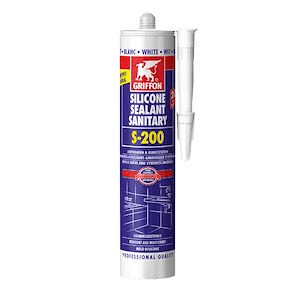 Divers sanitaires  -  Silicone SEALANT S-200 - Cartouche 300 ml blanc Réf 1249326