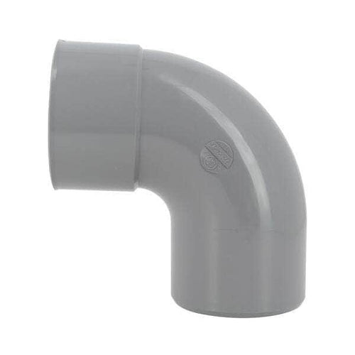 Coude simple 87°30 mâle femelle diamètre 110mm NICOLL
