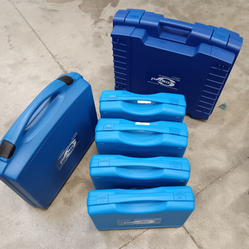 Petite caisse bleue  - 450 x 350 x 100 mm