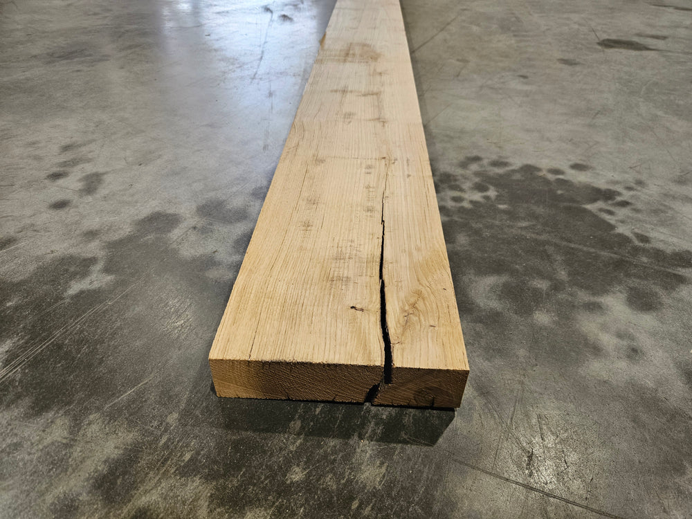 Solive chêne / chataîgner bois massif - 45 x 100 - L=2.2m (raboté 1 faces)