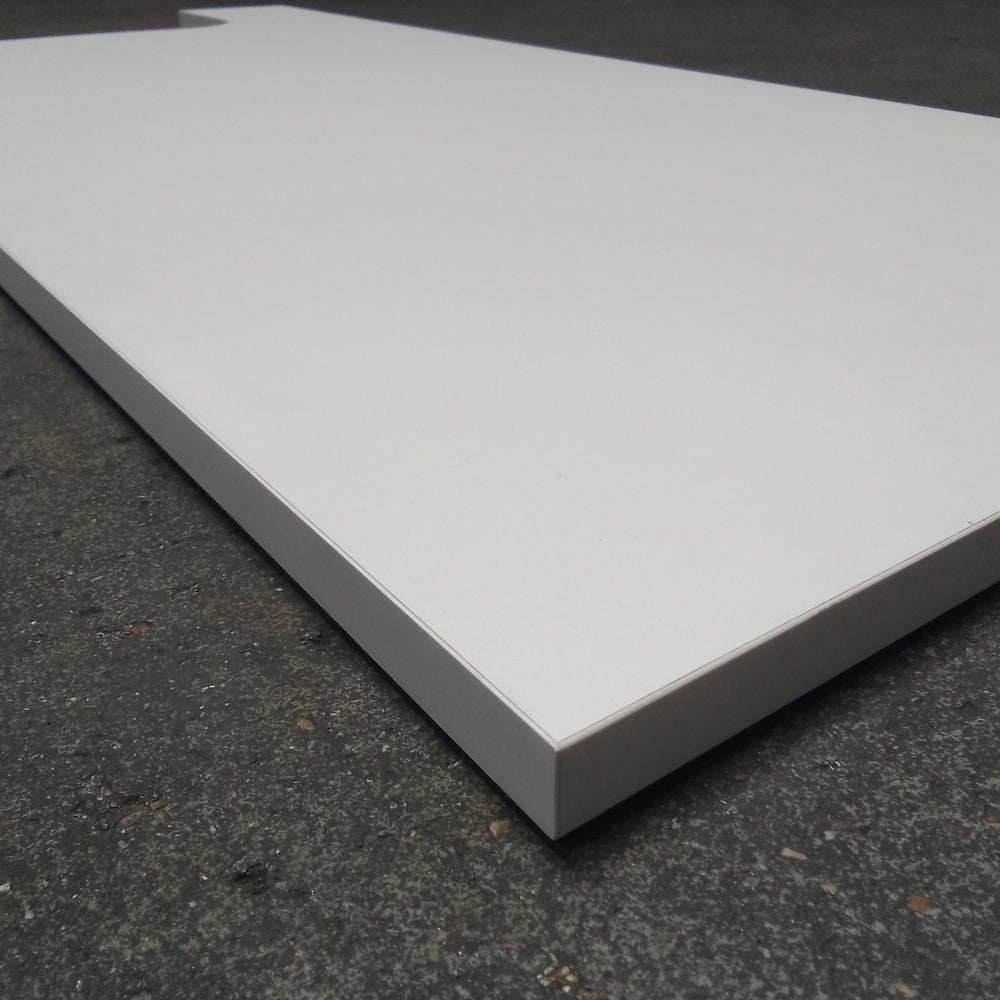 Tablette aggloméré blanc - 1200 x 525 x 20 mm