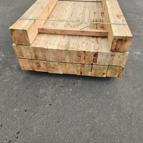 Poteau resineux lamellé collé - 140 x 140 - L=2.4m (raboté 4 faces)