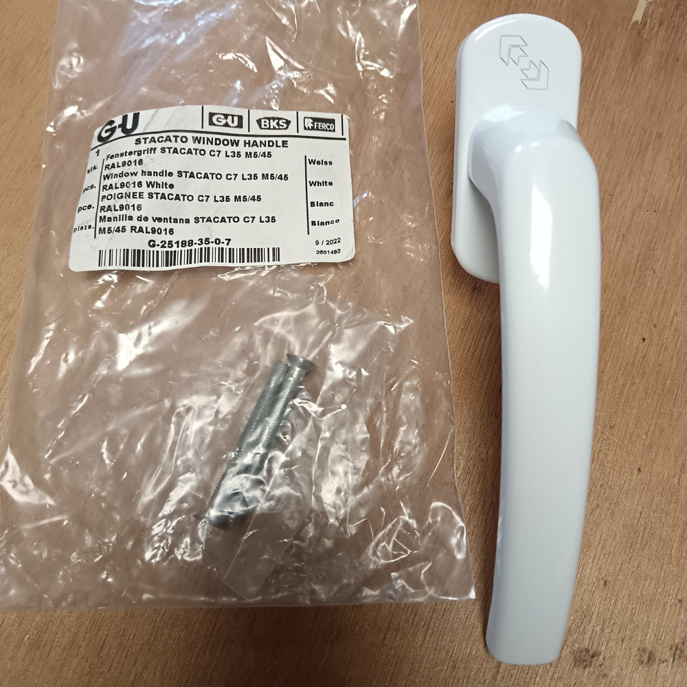 Poignée blanc (stacato)