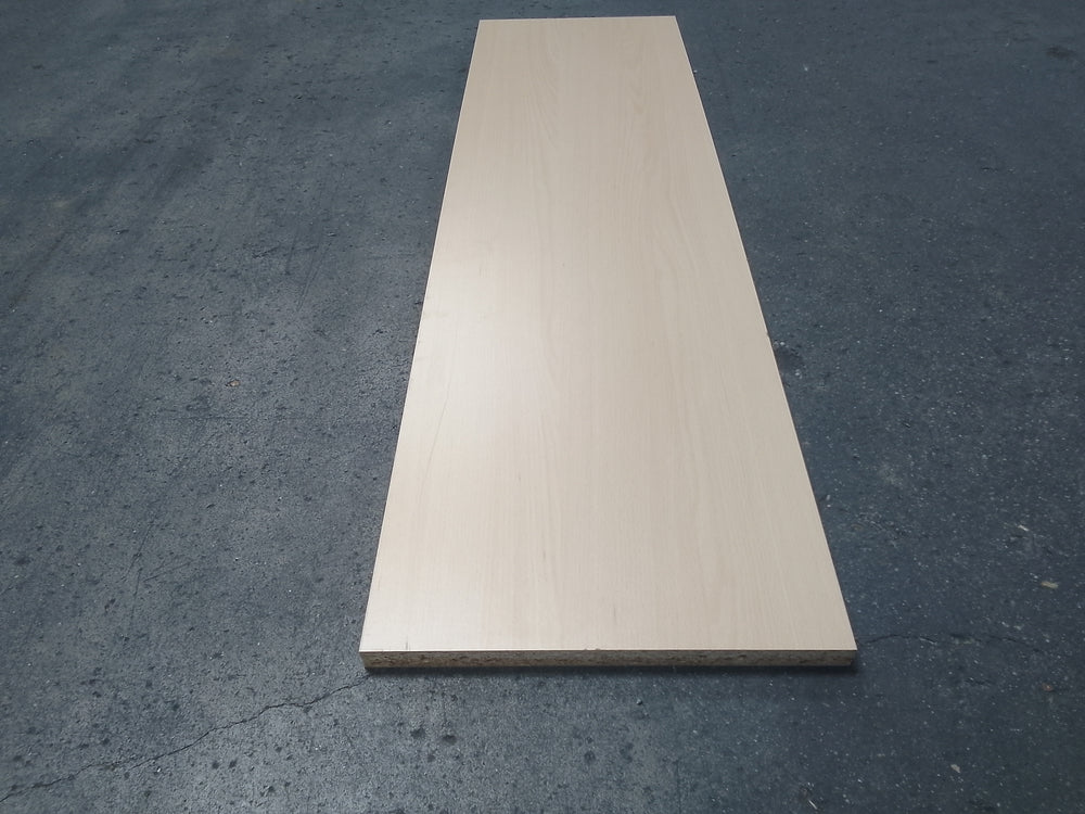 Tablette aggloméré décor hetre - 1445 x 395 x 25 mm