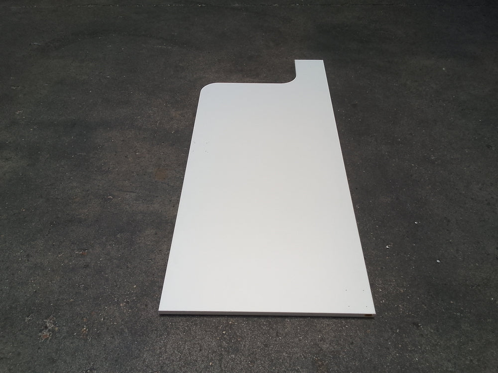 Tablette aggloméré blanc - 1200 x 525 x 20 mm