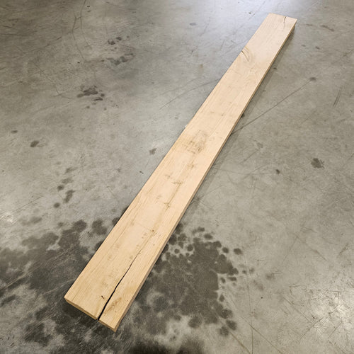 Solive chêne / chataîgner bois massif - 45 x 100 - L=2.2m (raboté 1 faces)