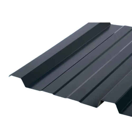 Bac en acier ondulé nervuré - Gris anthracite RAL 7016 - 2000x910 - H=12mm - Ep=0,4mm - SEDPA
