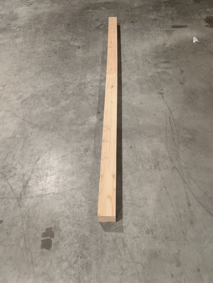 Poteau douglas lamellé collé - 90 x 90 - L=2.5m (brut de sciage)