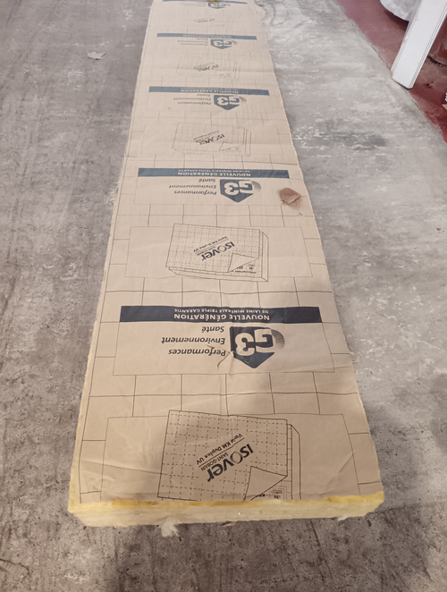 Rouleau laine de verre  - 3000 x 600 x 200 mm (env. 1,8 m²)