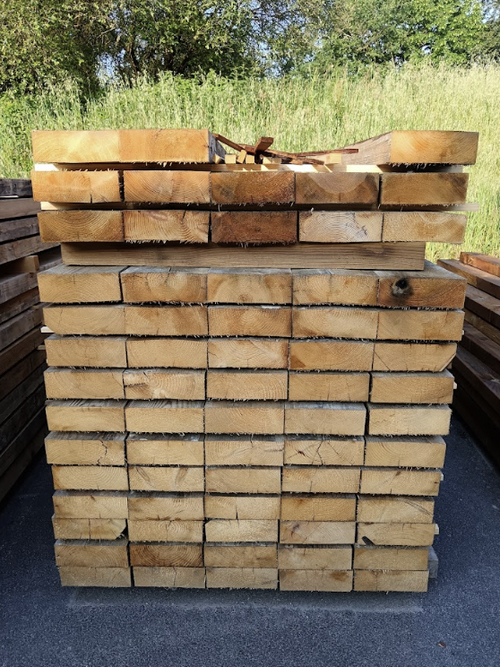 Poutre resineux bois massif - 70 x 210 - L=2.2m (brut de sciage)